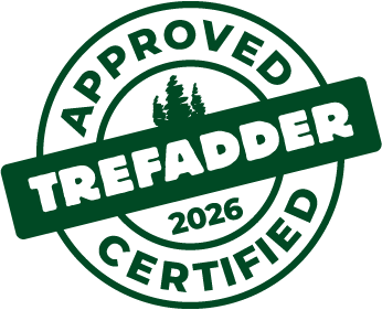 Trefadder godkjent og sertifisert stempel (2024)